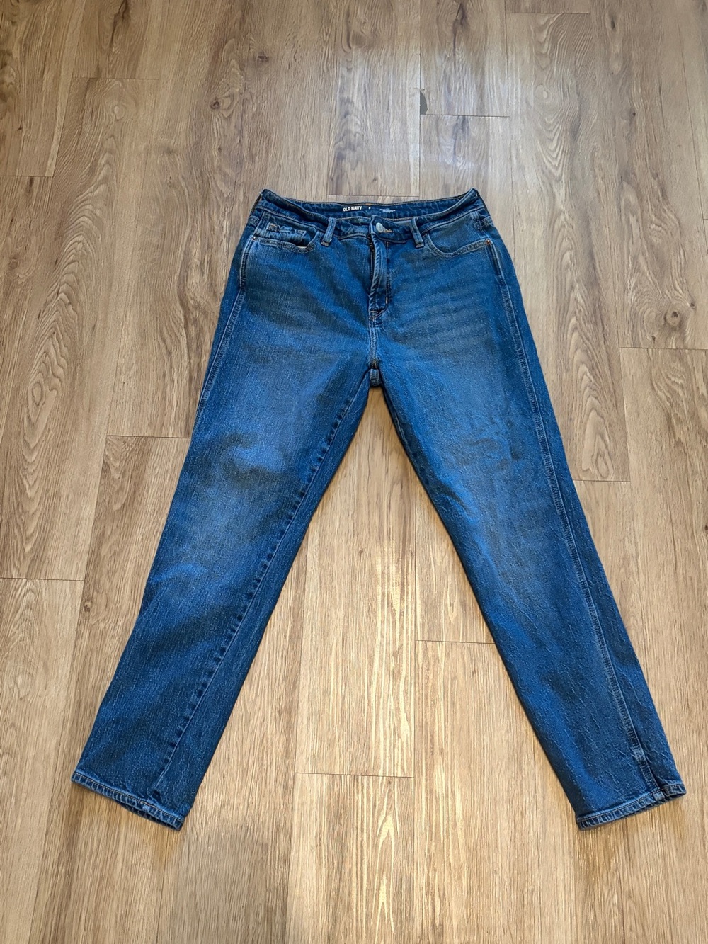 Old Navy Straight Leg Women's Dark Blue Jeans